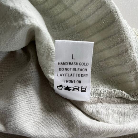 Anthropologie Doe & Rae Shirt- NWT Women's Size L - Sage Green - Picture 4 of 4